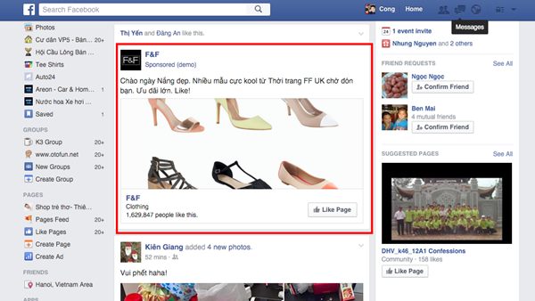 Đề xuât chiến dịch quảng cáo Facebook hiệu quả